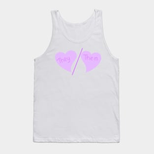 They/Them Pronouns Tank Top